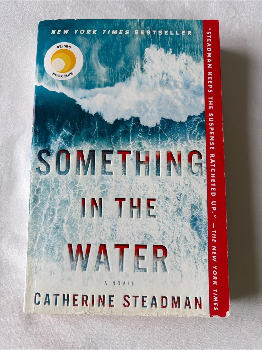 Something in the Water by Catherine Steadman - Ocean Wave Cover